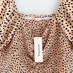 NWT Never Worn Francesca’s Puff Sleeve Dress